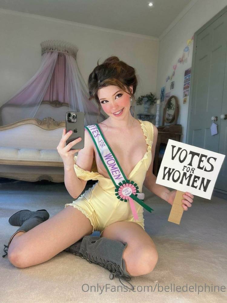 Belle Delphine Votes For Women Onlyfans Set Leaked - #16