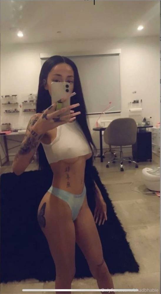Bhad Bhabie Topless Boob Teasing Onlyfans Set Leaked - #4