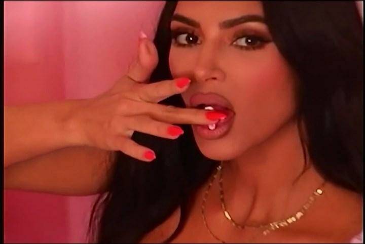 Kim Kardashian Lingerie Skims Photoshoot BTS photo Leaked - #1