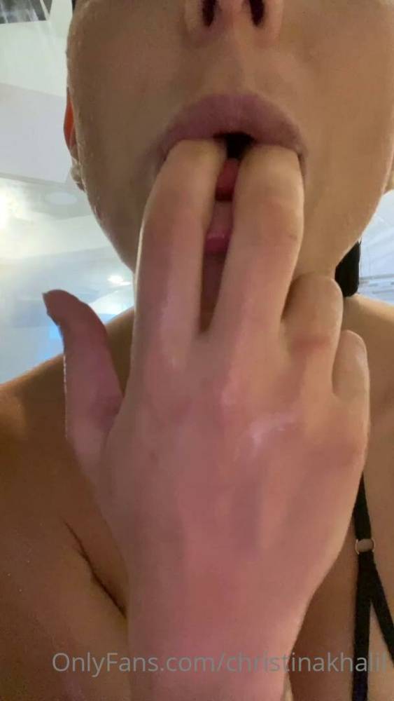 Christina Khalil Bikini Shower Strip Onlyfans photo Leaked - #9