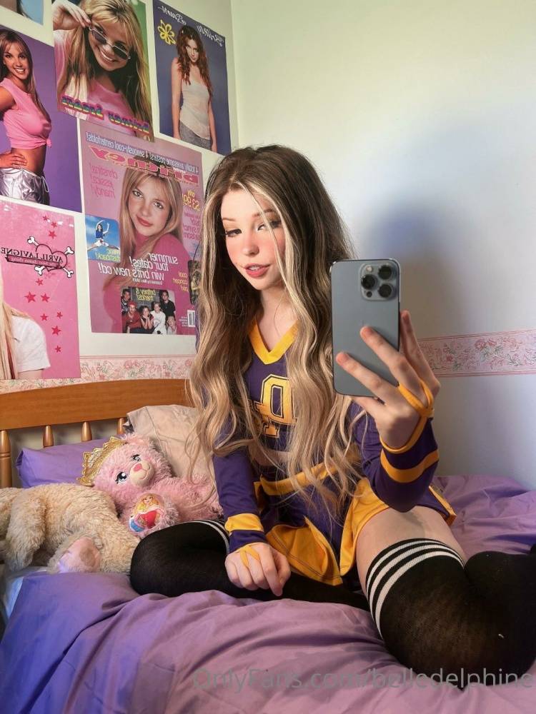 Belle Delphine Cheerleader Outfit Onlyfans Set Leaked - #18