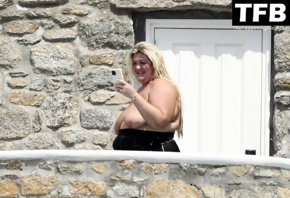 Gemma Collins Flashes Her Nude Boobs on the Greek Island of Mykonos - #39