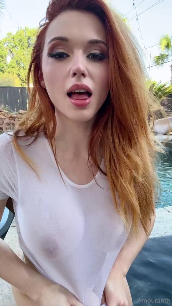 Amouranth Nude Wet T-Shirt Pussy Vibrator Onlyfans Video Leaked - #6