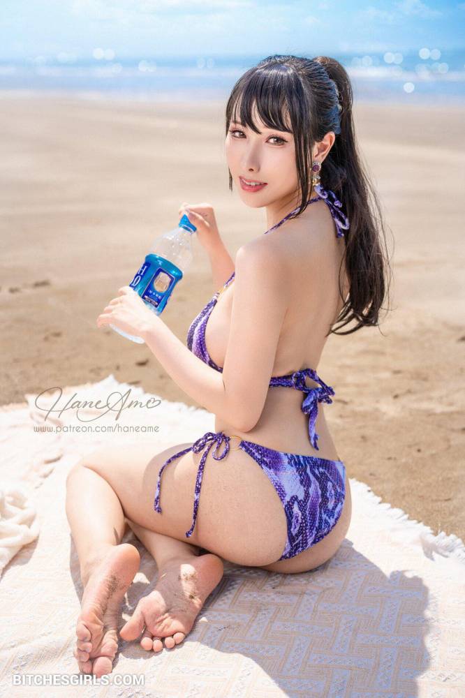 Hane Ame Asian Nude Cosplay - Patreon Leaked NSFW Beach Photos - #16