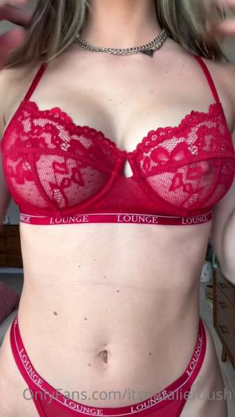Red Lingerie Onlyfans Leaked Photos